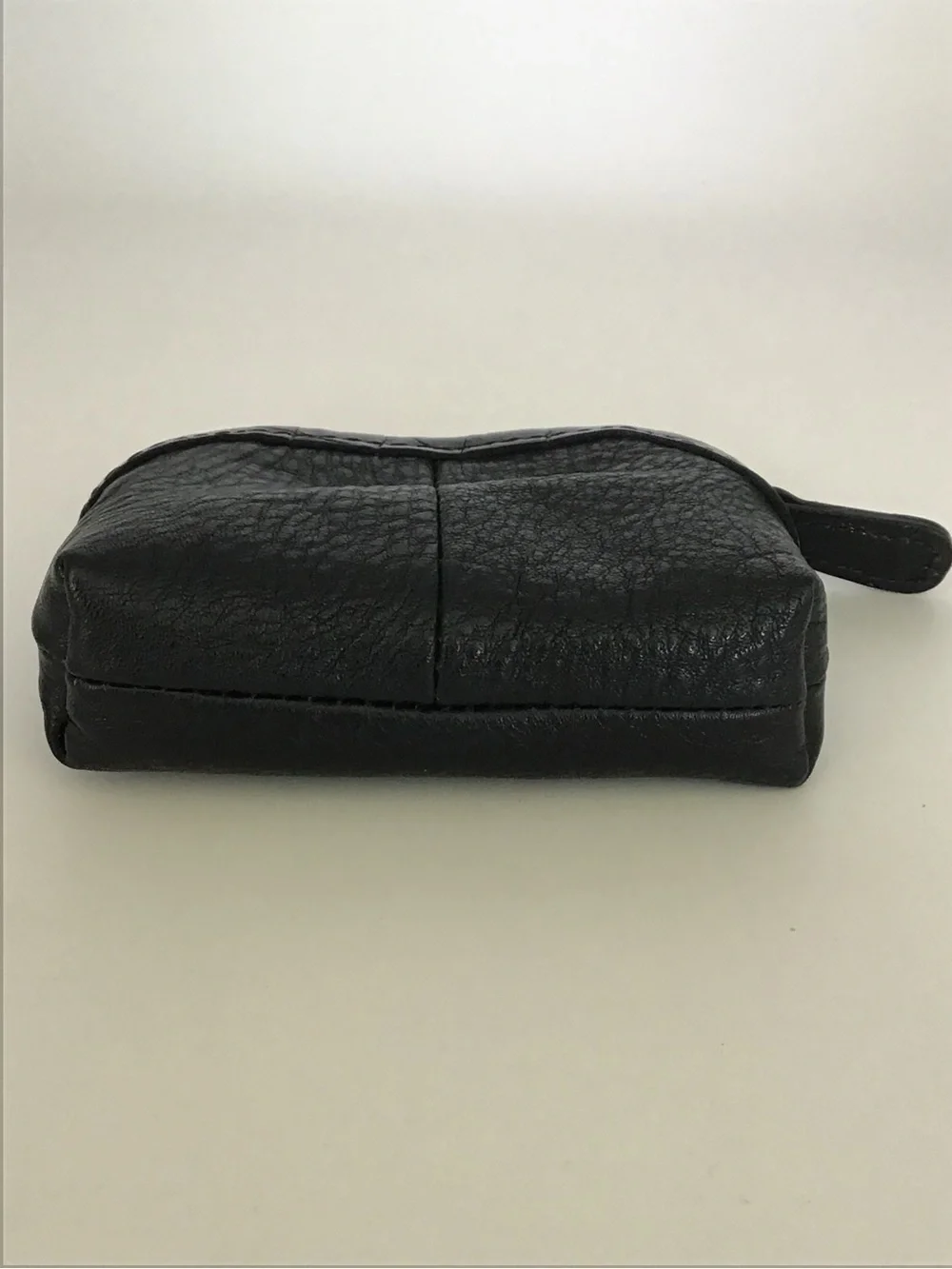 Brighton Black Leather Heart Accent Coin Pouch